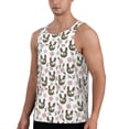 thumbnail image 2 of Haiem Flowe Rooster Men Workout Tank Top Gym Bodybuilding Sleeveless Muscle T Shirts Athletic Tank Breathable Workout Shirt-X-Large, 2 of 9