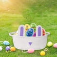 thumbnail image 4 of Decoraciones de Pascua, regalos de Pascua, cesta de conejito de Pascua, cesta de almacenamiento de huevos, cesta de almacenamiento para niños, cesta de juguetes, aperitivos, artículos diversos, cesta, 4 of 6
