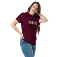 thumbnail image 2 of Unisex classic tee - Home (Maroon, S), 2 of 2