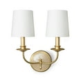 thumbnail image 5 of Regina Andrew 15-1166 Fisher 2 Light 16" Tall Wall Sconce - Gold, 5 of 5