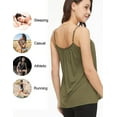 thumbnail image 5 of Vaslanda Camisoles for Women with Built in Bra Adjustable Strap Tank Tops Cami Sleeveless Summer Tops, 5 of 6