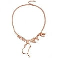 thumbnail image 1 of 6xAntique Dinosaurio Esqueleto Gargantilla Collar Collar Biker Hombres Joyería 6 piezas, 1 of 8