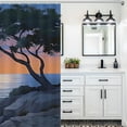 thumbnail image 5 of Beach Ocean Sunrise Sunset Shower Curtain for Bathroom Bath Curtain Polyester Fabric Waterproof Bathroom Curtain with 12 Hooks, 5 of 7