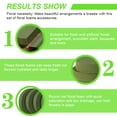 thumbnail image 3 of 4pcs Round Floral Foams Blocks Green Flower Foams Bricks Florist Blocks, 3 of 8