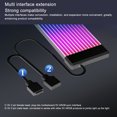 thumbnail image 4 of ARGB Motherboard Cable, 120 LED Beads, Flexible Installation 5V 3 Pin Sync Extension Cable for PC GPU CPU, Multiple Interfaces Compatible with Aura Sync,, 4 of 7