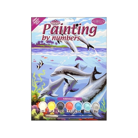 Royal Paint By Number Junior Small Dolphins