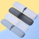 thumbnail image 5 of Estuche de plástico para cepillos de dientes (4 unidades), portátil, para viaje, para guardar pasta de dientes (blanco, transparente, negro transparente, gris azulado), 5 of 5