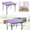 C, variant on Stretch elastic square polyester table cover resistant washable furniture protector for daily gatherings events