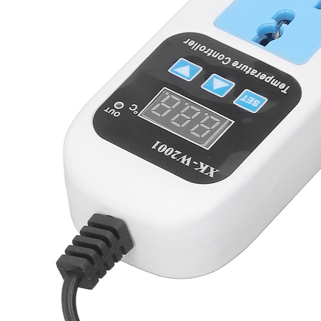 Termostato, controlador de temperatura, controlador de temperatura automático ajustable, termostato de enchufe electrónico, rendimiento finamente ajustado