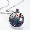 thumbnail image 2 of Tree Stunning Circular Glass Pendant Necklace for Women - Elegant Womens Necklaces, Necklace, 2 of 5