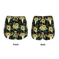 thumbnail image 4 of Disketp Sunflower Skull Boho Print Women's Shorts Workout Shorts for Athletic Gym Running Shorts with Phone Pockets Large, 4 of 8