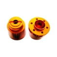 thumbnail image 1 of ZheElen 2pieces Aluminum Rear Wheel Hub Adapter For AXIAL 1/10 ROCK RACER 90026 AX31011 Hop-ups Upgrade Orange, 1 of 6