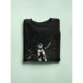 thumbnail image 3 of Pastell Floating Thorugh The Stars Sweatshirt Women's -Ashvin Harrison Designs, Female Large, 3 of 4