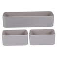 thumbnail image 4 of ULTNICE 3 Pcs Wall Storage Bins Punch Bedroom Organizer Storage Container Wall Storage Box Bedside Table Remote Control, 4 of 8