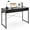 Black, variant on Costway Computer Desk Metal Frame Study Table Home Office Workstation w/2 Drawers Black