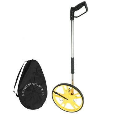 MLINS Measuring Wheel Mechanical Measurement Portable Folding Distance Measure Wheel with Point Arrow