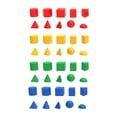 thumbnail image 2 of 40 bloques de formas geométricas, bloques de patrones, diferentes formas, juguetes para clasificar y apilar, útiles escolares para preescolar y, 2 of 9