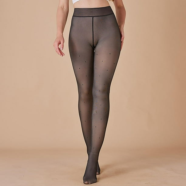 Leggings extragrandes de 220 g para mujer con forro polar y pantalones capri de poliéster.