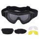 thumbnail image 1 of Strap Up Goggles UV Protection Anti Scratch Sports Sunglasses with Replaceable Transparent Yellow Spectacle Lens, 1 of 5