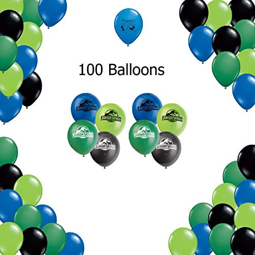 Juric World Party Supplies Decoration Latex Balloons Blue Juric World Party Supplies Decoration Latex Balloons Blue Green Dark And Black 100 Count