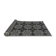 thumbnail image 2 of Ahgly Company Indoor Round Abstract Gray Modern Area Rugs, 7' Round, 2 of 4