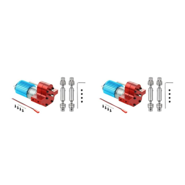 maskred Metal Box Transfer 370 Motor Accessory for WPL C14 Q60 Red 3.17mm 2Set