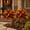 Orange-2pcs, variant on Autumn Harvest Floral Garden Stake Arrangement, Outdoor Fall Floral Arrangements with Autumn Design for Yards,Gardens, Flower Beds, Pathways and Seasonal Outdoor Decoration.