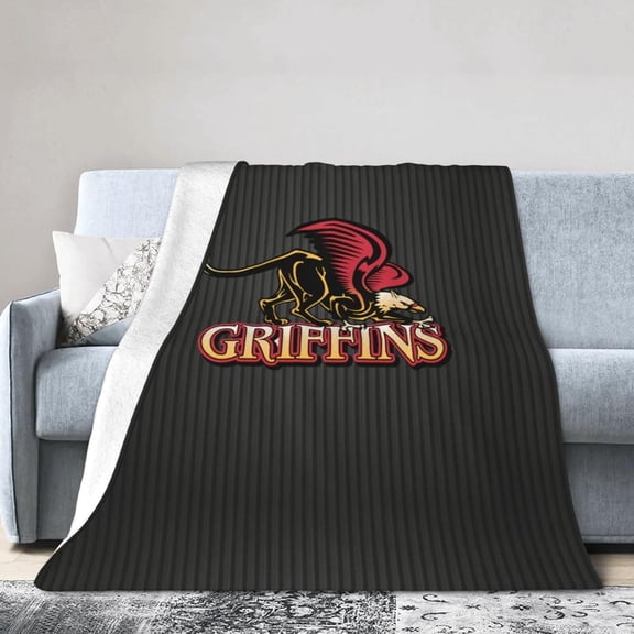 Gwynedd A Mercy University Logo Fleece Blanket, Very Soft Microfiber Flannel Blanket for Couch Warm and Cozy for All Seasons