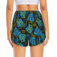 thumbnail image 2 of Lsque Play Game Printed Women's Running Shorts with Liner Pockets,Elastic Quick Dry Workout Athletic Gym Yoga Shorts,Womens High Waist Shorts-XX-Large, 2 of 9