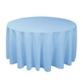 thumbnail image 1 of Exquisite Party Tablecloth,Thick Plain Cloth Solid Color Round Tablecloth Party Supplies, Blue, 180CM, 1 of 8