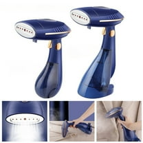 HoLife Hand Held Portable Travel Garment Steamer, Steamer Iron for Clothes, with Metal Steam Head, 30s Heat Up Mini Size Steam Iron, Blue