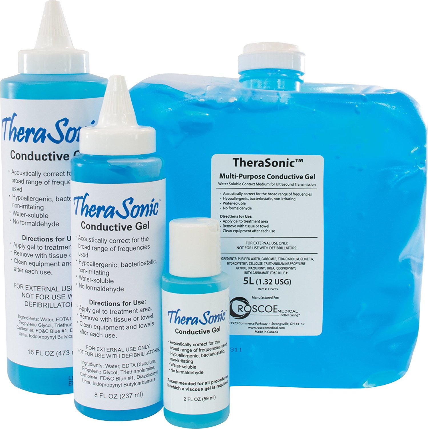 Current Solutions TheraSonic Conductive Gel, 2oz. Bottle CM