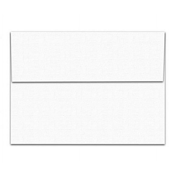White Linen Textured A7 Envelopes - 50 Envelopes - 5 1/4" x 7 1/4"
