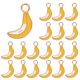 thumbnail image 1 of 20 colgantes para collar DIY con forma de plátano, llavero de aleación, accesorios para pulsera (amarillo), 1 of 6