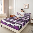 thumbnail image 4 of Castle Fairy Boho Hippie Aztec Twin Sheet Sets,Abstract Cow Print Bedding, 4 of 7