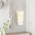 thumbnail image 6 of SouMaox Clear Hanging Tissue Pouch, Water-Resistant Adhesive Holders, Transparent Dispenser Wall Mount Storage for Kitchen Bathroom RV Decor, 6 of 7
