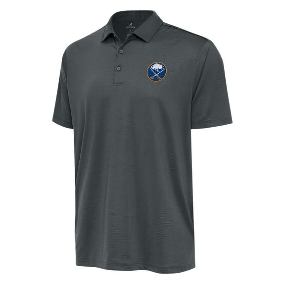 Men's Antigua Pewter Buffalo Sabres Big & Tall Ellipse Polo