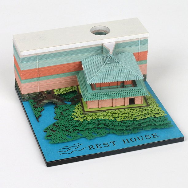 Regalos creativos, culturales y conmemorativos, regalos de apertura, modelos de tallado de papel, artículos decorativos, notas adhesivas, notas adhesivas, notas adhesivas tridimensionales