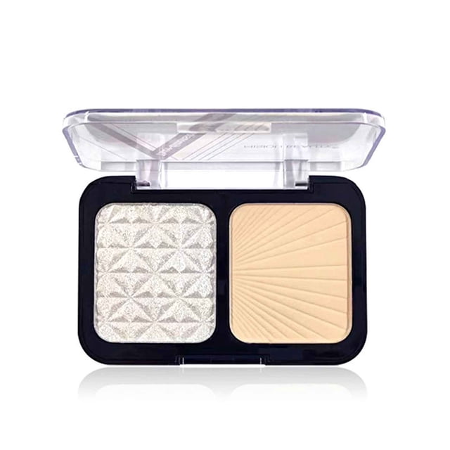 Iluminador, hidratante, resistente al sudor, control de grasa, corrector, maquillaje, tridimensional, iluminador, polvo reparador