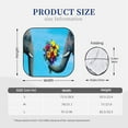 thumbnail image 3 of Haiem Elephant Trunk Couple Flowers Car Windshield Sun Shade (2 Pieces) Foldable Windshield Sun Shade Car Accessories for Truck SUV Pickup-Medium, 3 of 7