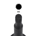 thumbnail image 3 of Unique Bargains M6 Impact Spline Bit Socket, 3/8' Square Drive 60mm Length CR-MO Metric Sizes, 3 of 5
