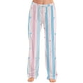 thumbnail image 6 of Women's Casual Fashion Comfort Pajama Pants, Print Drawstring Pants Full Length Long, Love Valentine's Day Pattern Lounge Pants,Light Blue,2XL, 6 of 6