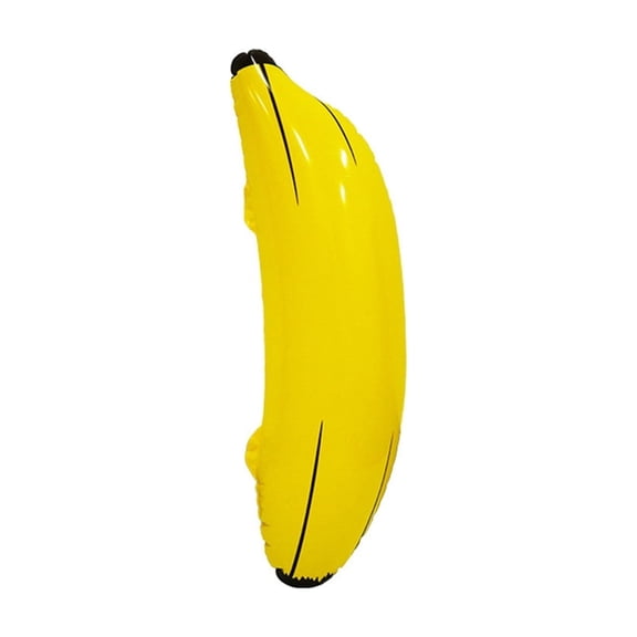 Large Inflatable Banana for Parties Tropical Beach Theme Decorative Prop Standee for Events