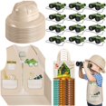 thumbnail image 1 of Set de disfraces para niños Explorer, 48 unidades, con sombrero, chaleco, bolsa de mano, binoculares, 1 of 6