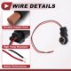 thumbnail image 5 of 1 juego de cableado del zócalo de luz de marcador lateral para Honda Civic 2016-2021 No.33304TETH01 conector de pigtail de bombilla, 5 of 7