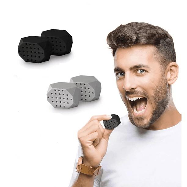 Jaw Exerciser 4 Piece Jawline Exerciser for Men Women - 3 Resistance ...