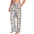 thumbnail image 2 of Xecao Retro Style Men's Straight Lounge Pajama Pants: The Ultimate in Comfortable Sleepwear, 2 of 9
