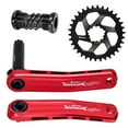 thumbnail image 1 of SWTXO Juego de bielas de bicicleta de montaña 170mm MTB Juego de bielas de bicicleta con soporte inferior y plato 30T / 32T / 34T / 36T / 38T SWTXO Equipo de bicicleta, 1 of 7