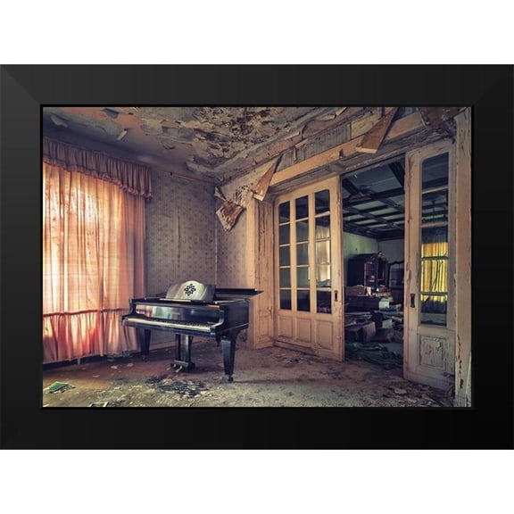 Haker, Matthias 14x11 Black Modern Framed Museum Art Print Titled - Faded Melodies