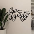 thumbnail image 6 of Custom Our Family Personalised Metal Sign, Custom Family Sign, Metal Wall Decor, Family Members Names, Metal Heart Name Sign, 6 of 6